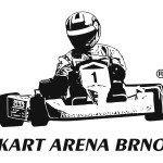 Černobílá barevná verze logotypu KART ARENA BRNO